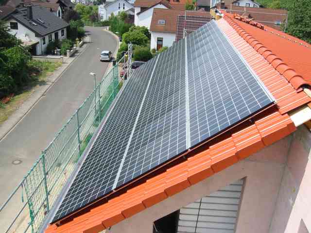 Solarstrommodule in Bingen